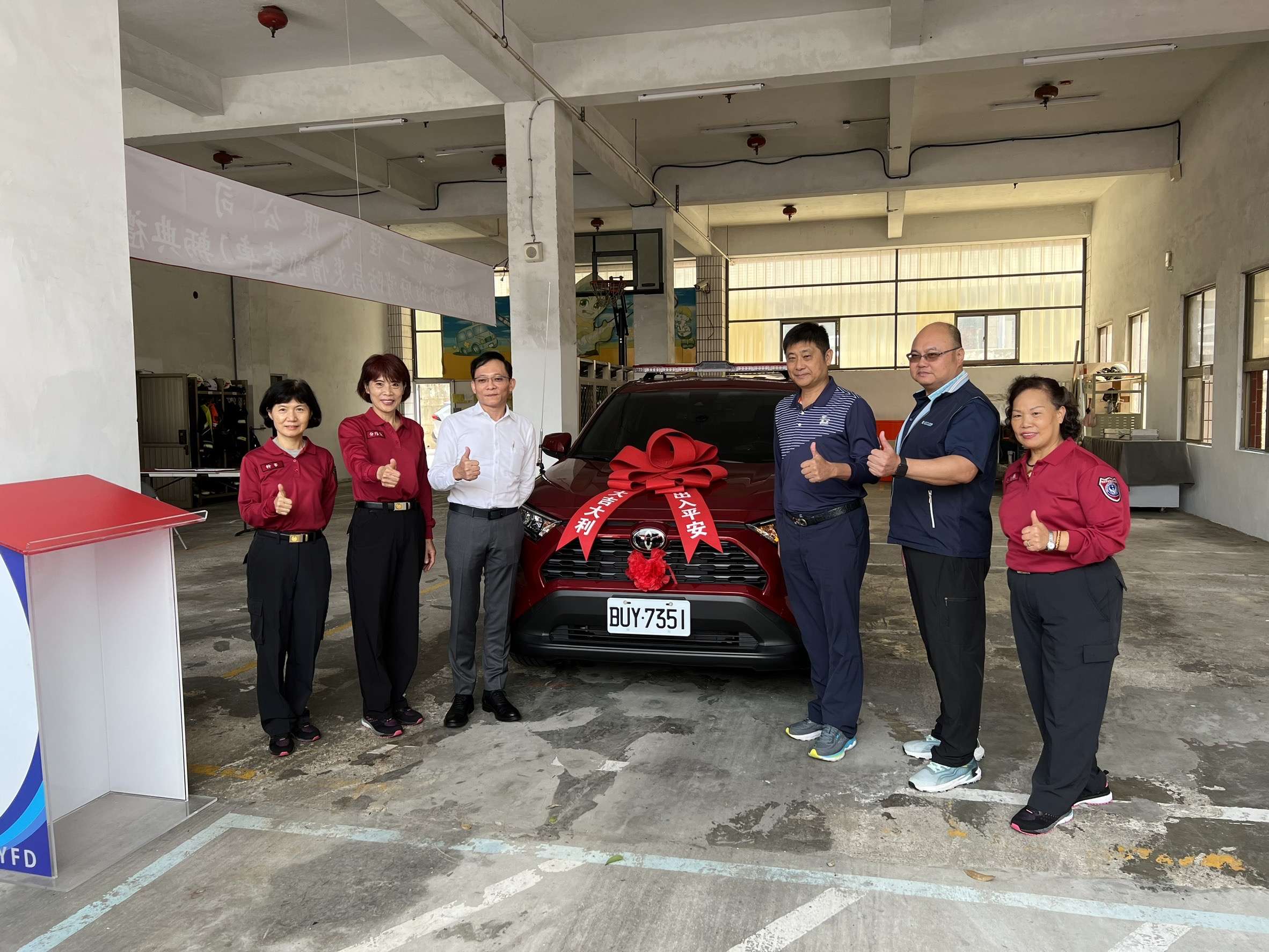 張皓傑捐贈RAV4勤務車 助桃市消防隊增強救援裝備 S 19464215 0