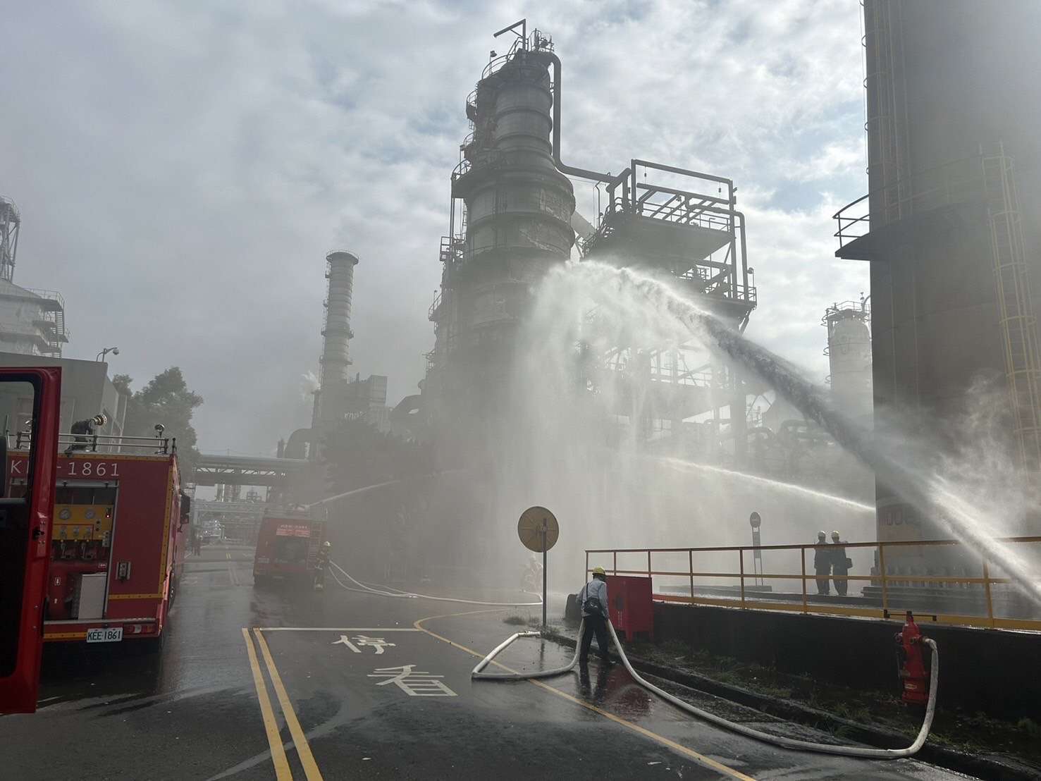 中油桃園煉油廠竄火煙!環保局提醒這些區域注意防護 S 2367505