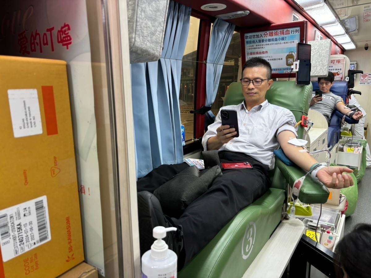 高鐵桃園站送暖 捐血活動募集407袋熱血 S 46497815