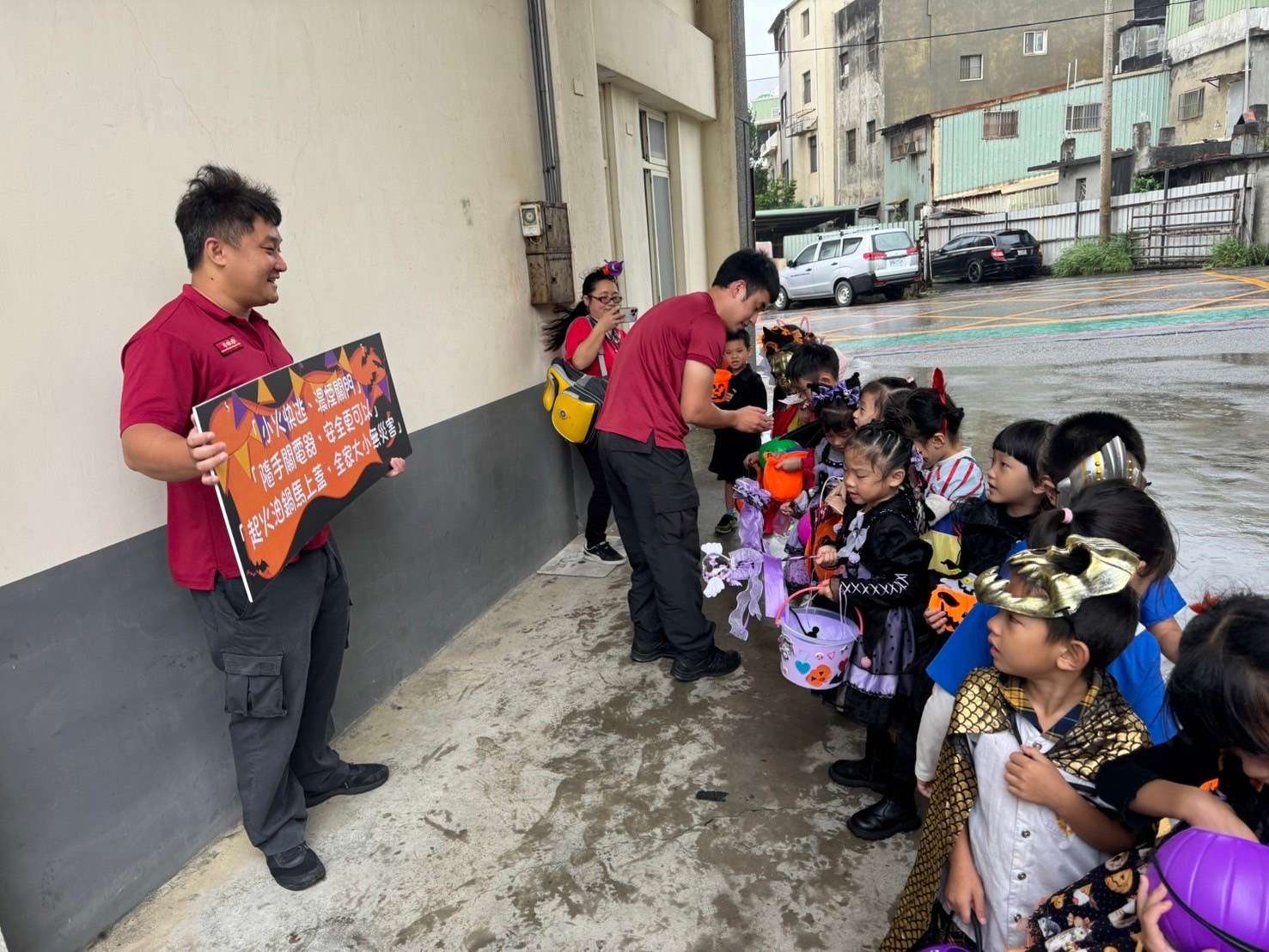 桃消大園分隊舉辦萬聖節變裝宣導 高喊防火標語提升安全意識 S 78611093 0