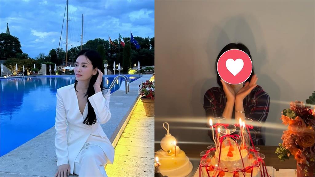 宋慧喬生日素顏曝光 狂吃4個蛋糕慶生