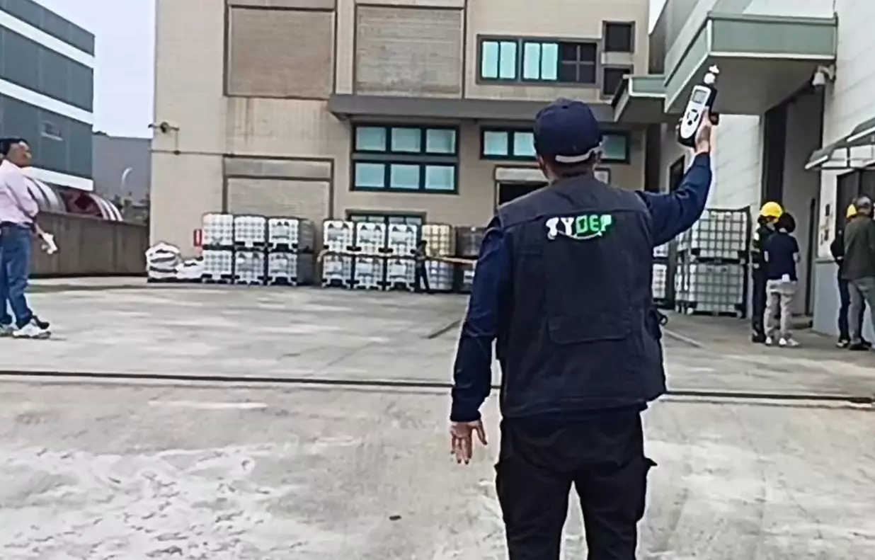 快戴口罩!環科園區廢液處理場氣體外洩 桃園環保局曝監測結果 快戴口罩!環科園區廢液處理場氣體外洩 桃園環保局曝監測結果
