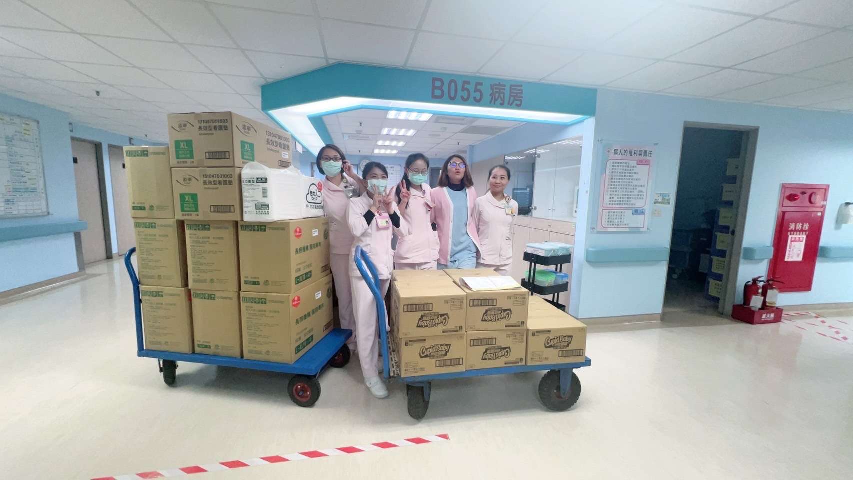 全聯慶祥慈善事業基金會寒冬送暖 北榮桃分院獲贈市值25萬物資 45664