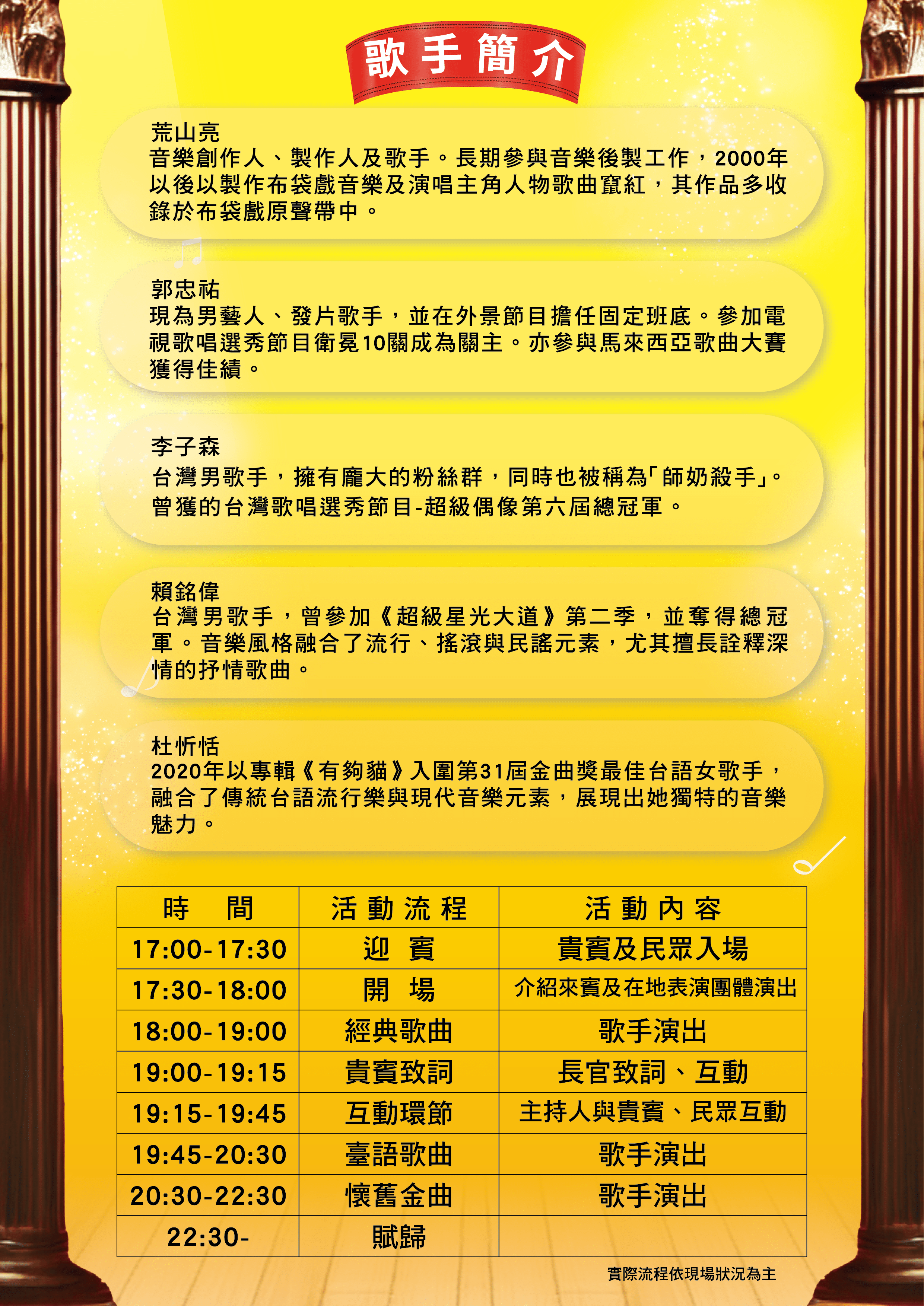 超級夜總會熱鬧助陣!台語歌曲演唱會12/15嗨翻中壢天德宮 51665465 1