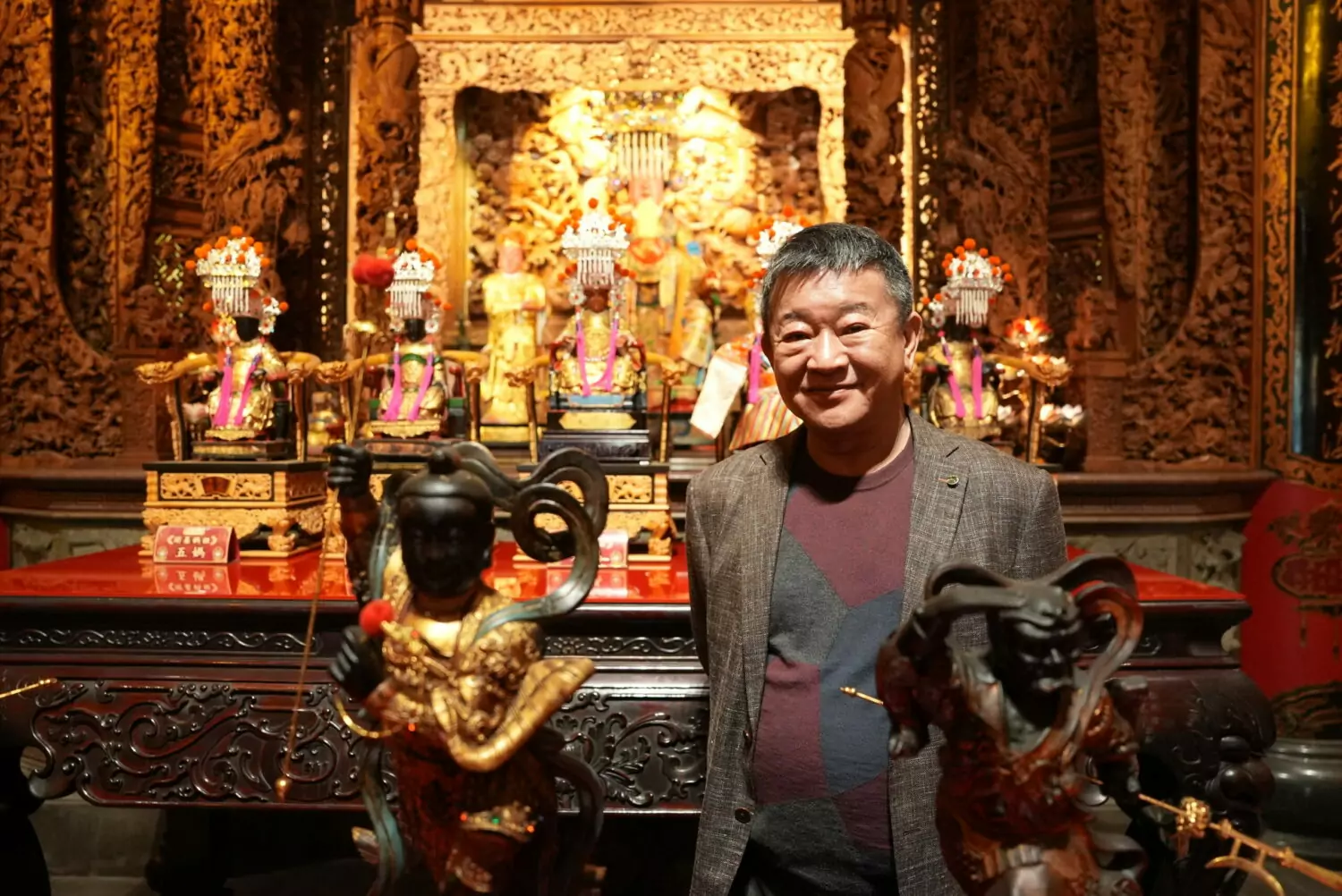 百年媽祖廟內部整修 簡征潭為慈護宮迎來新氣象 百年媽祖廟內部整修 簡征潭為慈護宮迎來新氣象