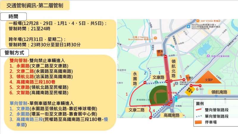 桃園跨年晚會、五月天演唱會青埔登場 壢警曝交管資訊 S 11386910 0