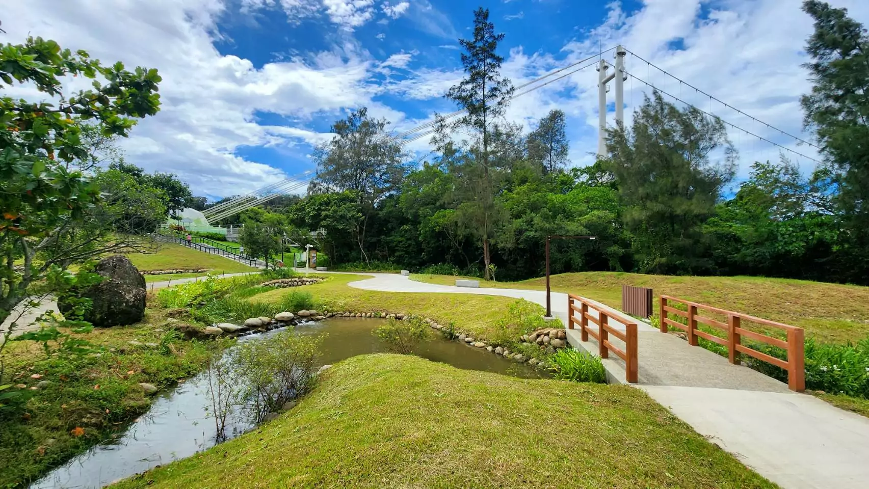 公共工程金質獎傳捷報 桃園水務局「大嵙崁地質公園計畫工程」獲獎 濱溪步道 0