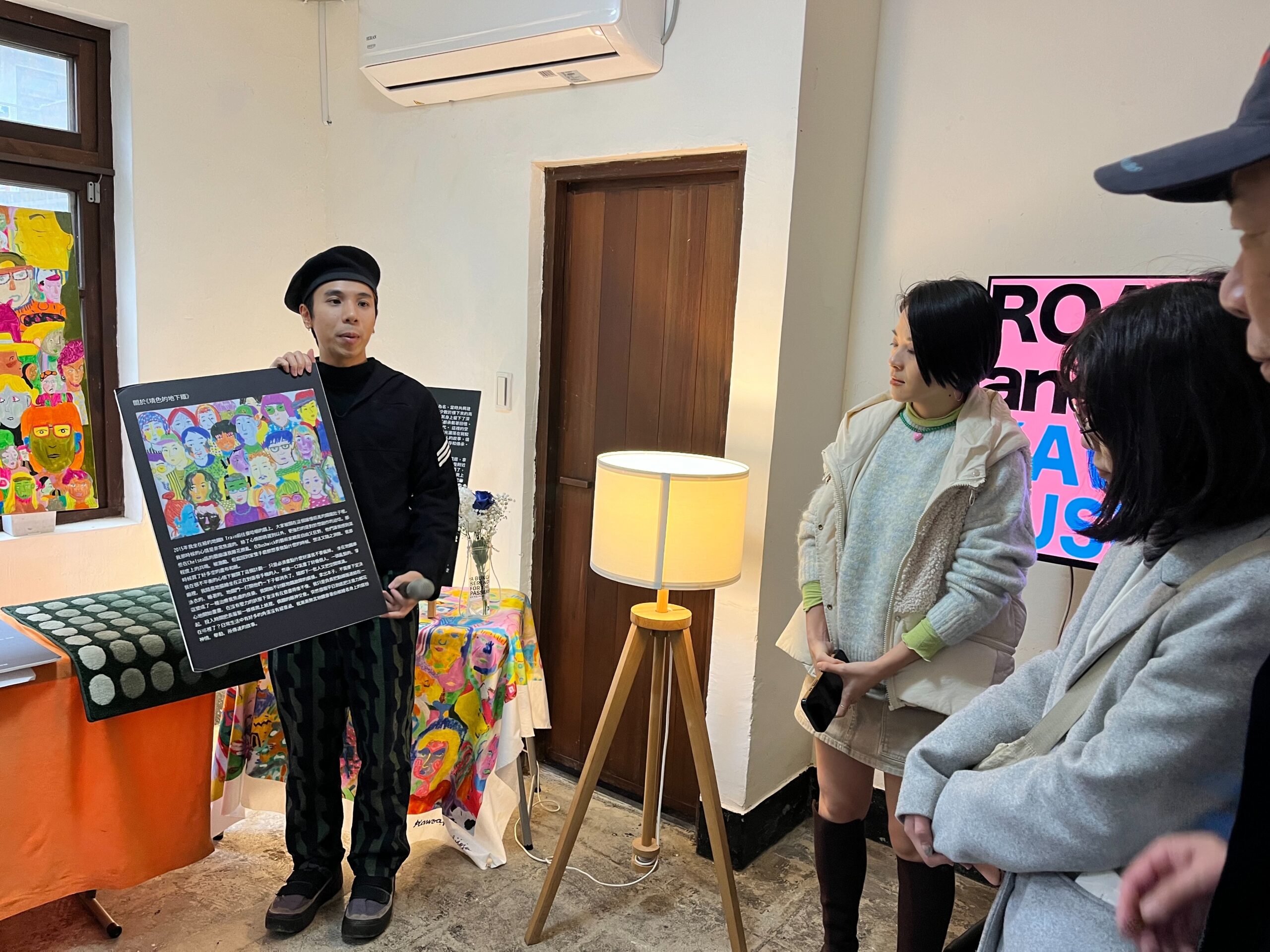 桃園太武藝術駐村聯展今起盛大登場 賦予歷史場域全新生命力 駐村藝術家介紹藝術作品《100位故事的似顏繪》 0 scaled