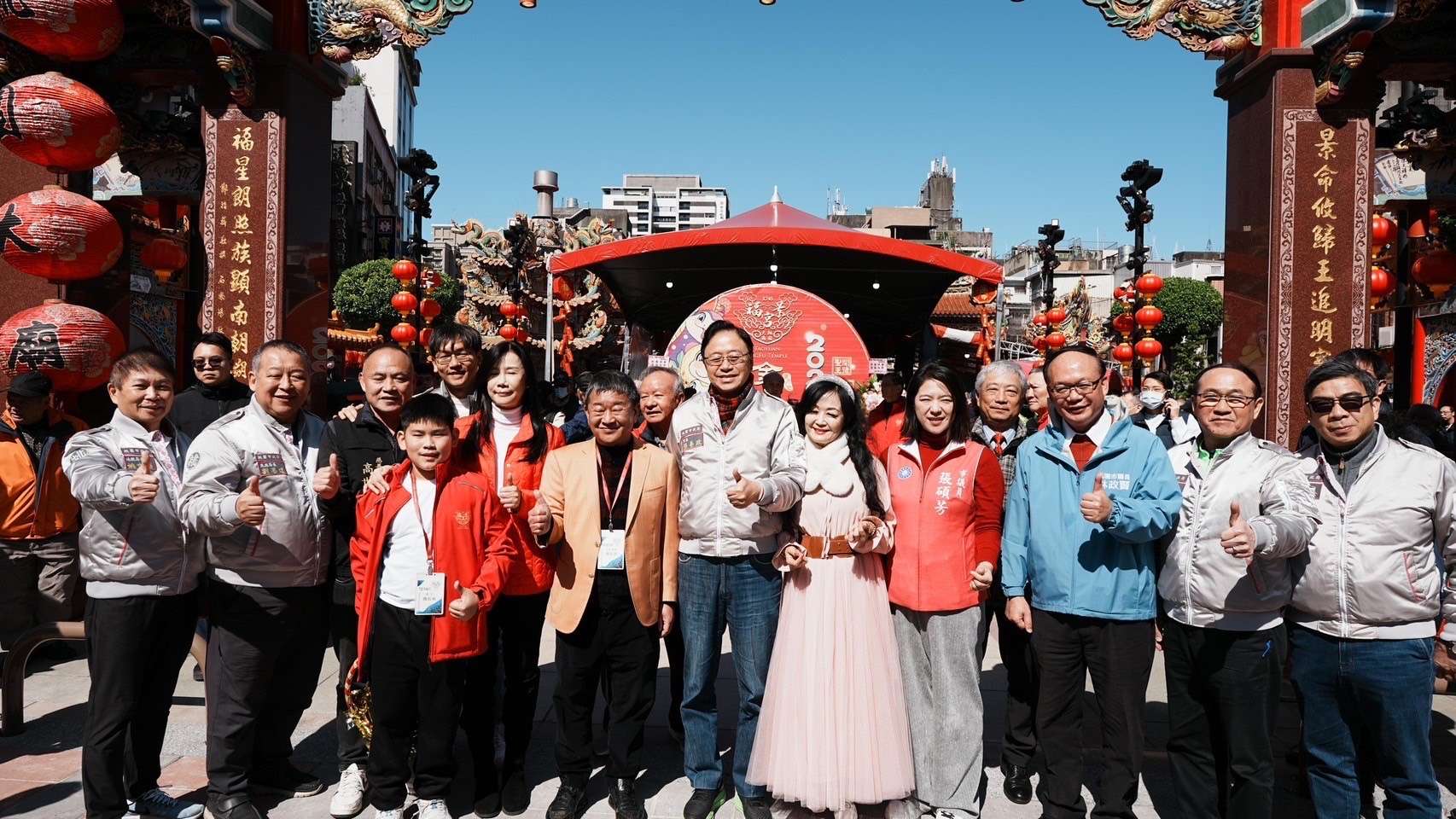 桃園9宮廟參香祈福 張善政贈福袋迎蛇年吉祥 20250129213817210