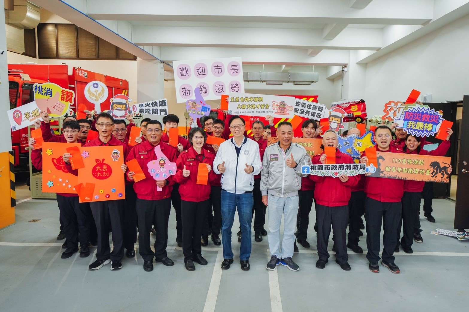 桃市消防創新AI救護系統獲肯定 張善政慰勉消防同仁表敬意 22 1