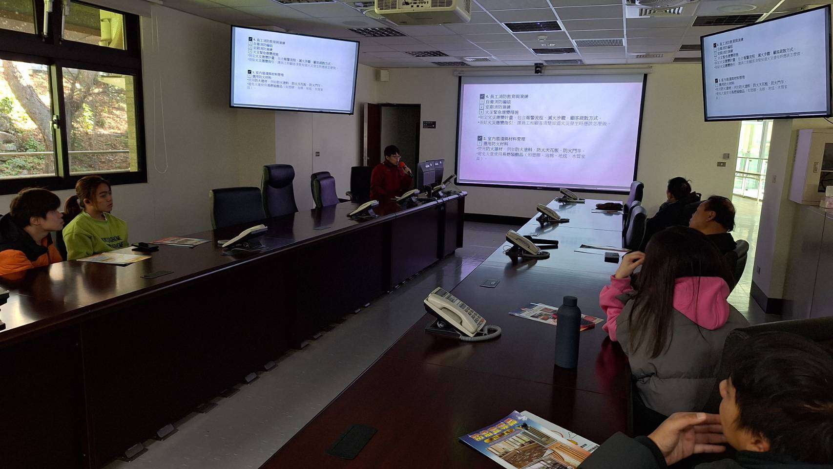 巴陵消防分隊宣導用火用電安全　強化業者防災韌性