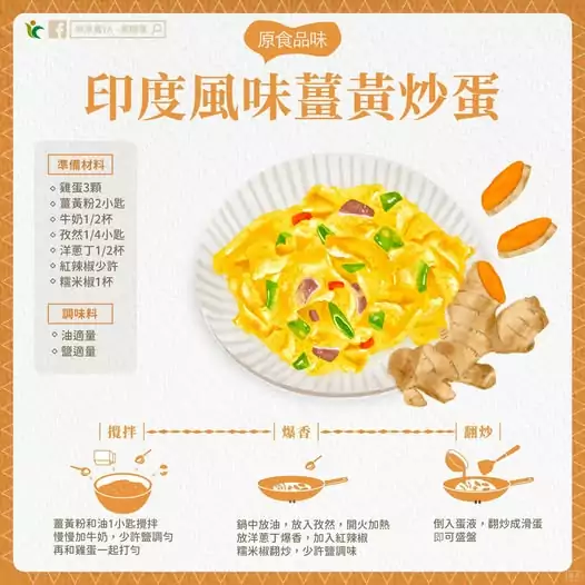 這樣做「薑黃炒蛋」超好吃 這類人應避免食用 這樣做「薑黃炒蛋」超好吃 這類人應避免食用