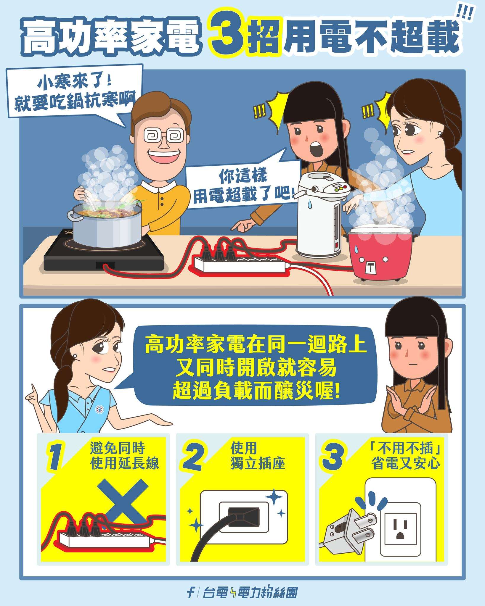開電暖器又用電磁爐煮火鍋 台電提醒3大原則避免火災 472236924 1041095321157523 7965228904808310537 n