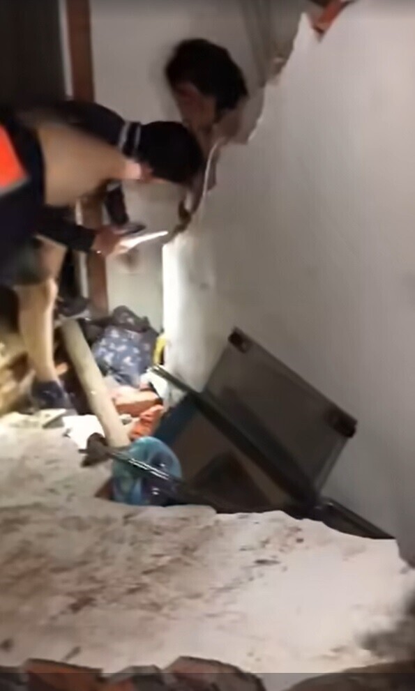 2地停班課!台南房屋倒塌畫面曝光 女抱1個月大嬰兒渾身血 未來3天恐有規模5餘震