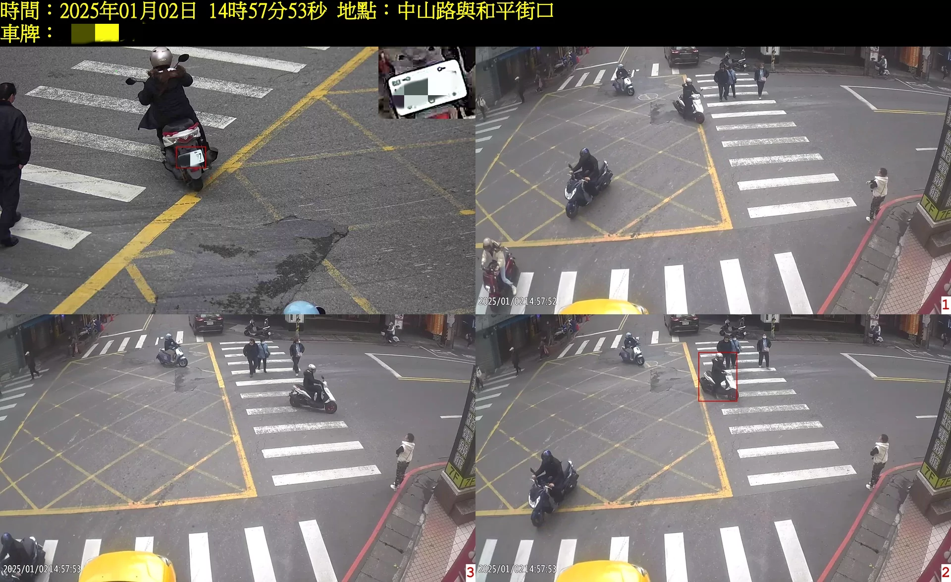 科技執法加強防制行人事故 壢警曝成效 科技執法加強防制行人事故 壢警曝成效