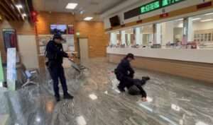 【有片】年關將近!蘆竹警農會防搶演練逼真登場