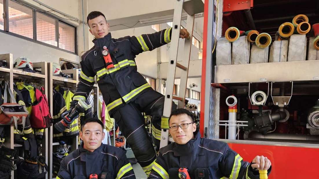 桃消復旦分隊生力軍報到 他受《火神的眼淚》鼓舞報考消防員