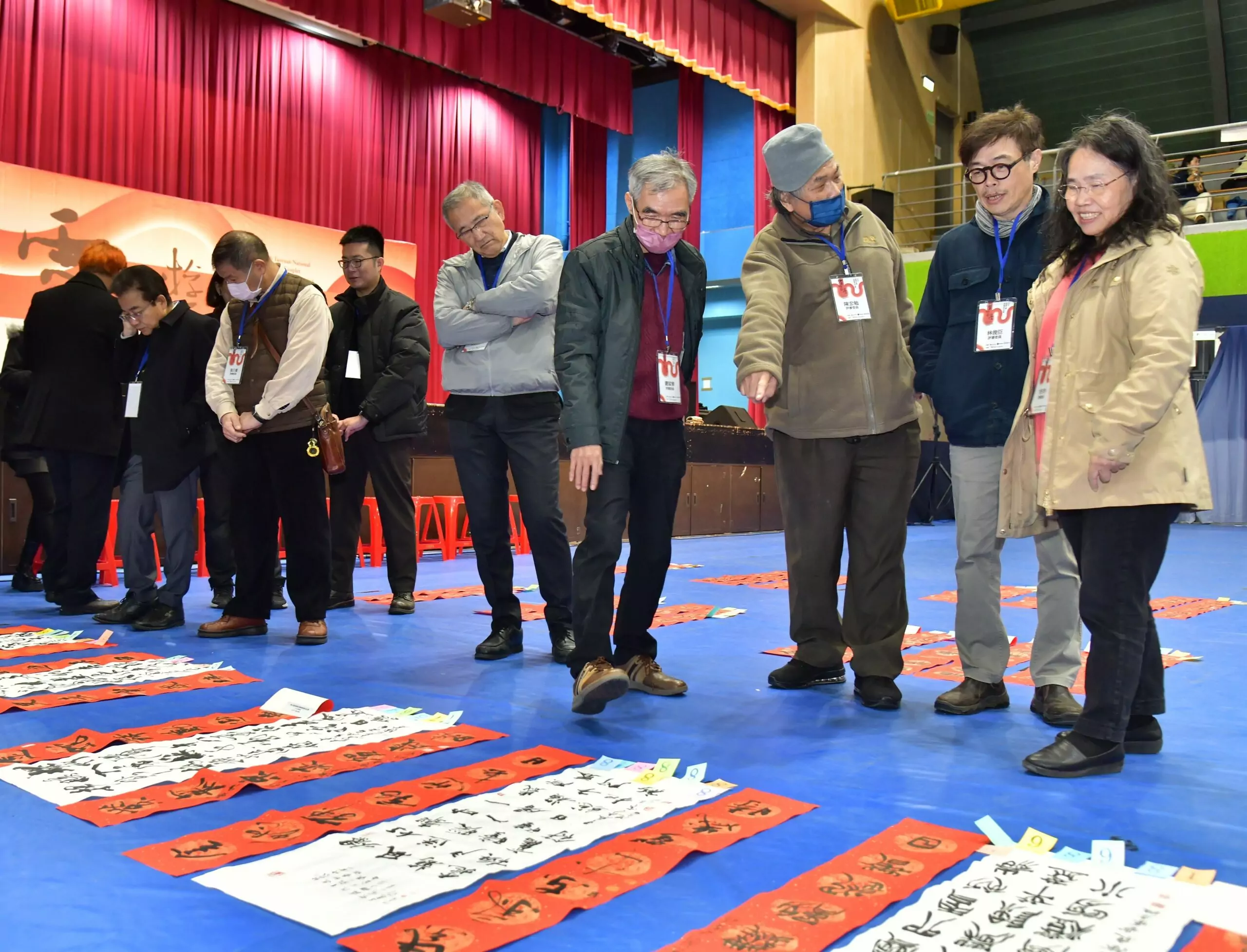 7 「靈蛇遊墨 第19屆桃園全國春聯書法比賽」決賽評審現場 0 scaled