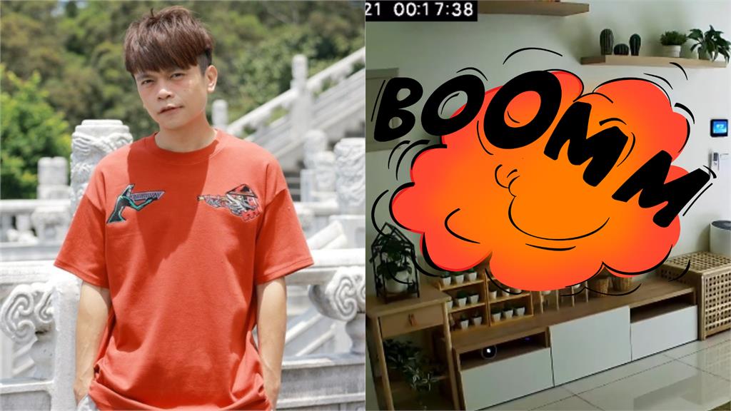 蔡阿嘎家遇強震晃不停 驚悚畫面曝