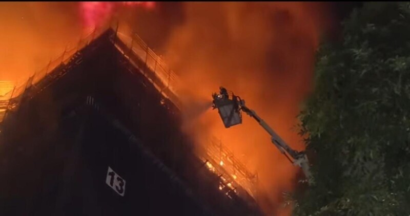 新建案又出事!暗夜大火照亮新莊副都心 專家曝「3江湖傳說」:如有雷同純屬巧合