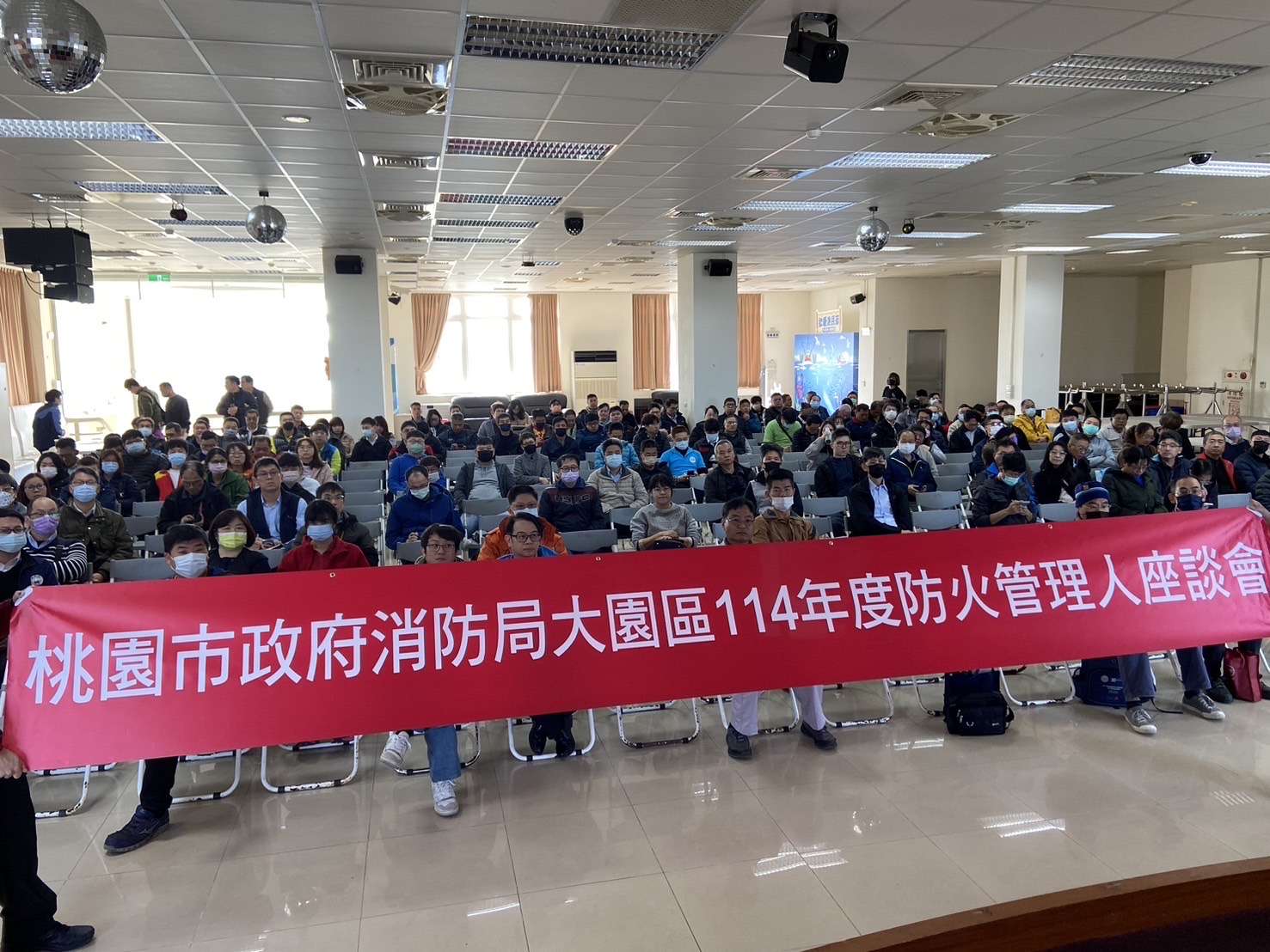 強化春節用火用電安全 竹圍消防分隊邀業者提升防災意識 S 226836513 0