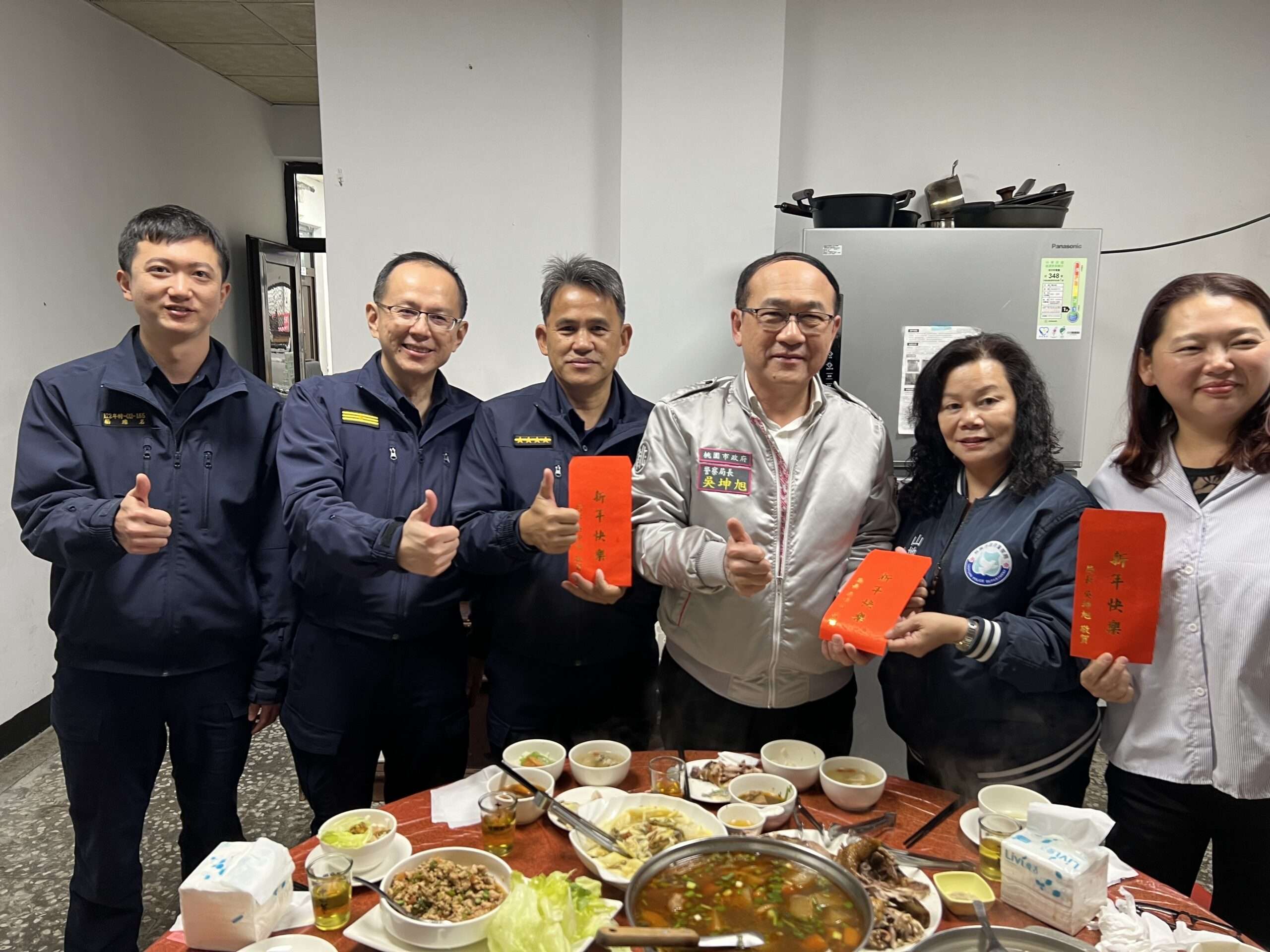 桃園警局長吳坤旭年前慰問復興山區員警 感謝守護在地治安 S 234971182 scaled