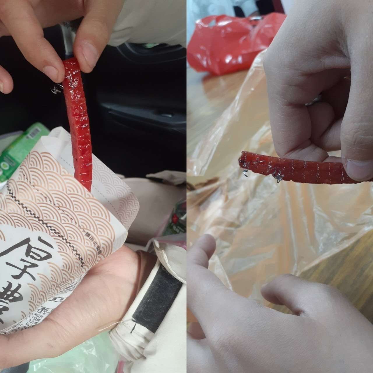 接連出包!年貨大街肉乾藏鋼絲 黃瓊慧怒批市府監管不力 S 26624025