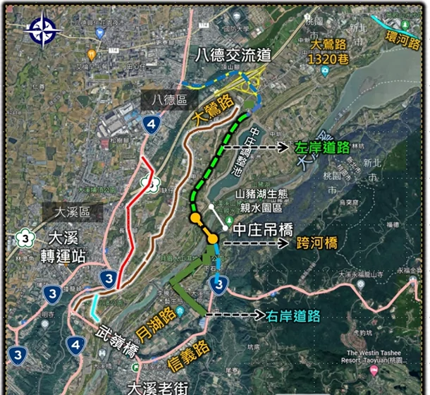 大溪兩岸跨橋