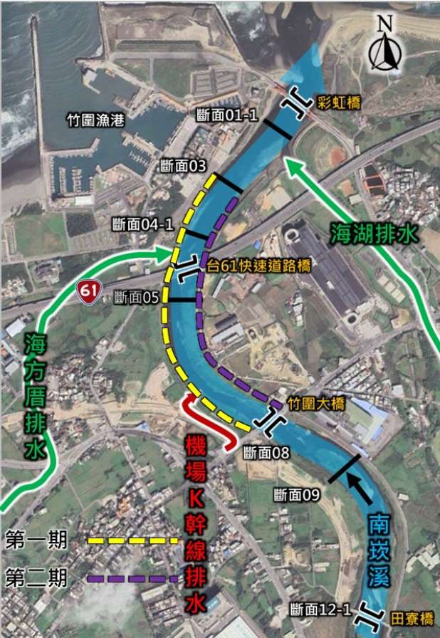 桃園南崁溪這處啟動護岸改善工程 打造親水休憩路廊 13584