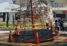 不當使用操壞公園設施 桃園工務局籲民眾發揮公德心 不當使用操壞公園設施 桃園工務局籲民眾發揮公德心