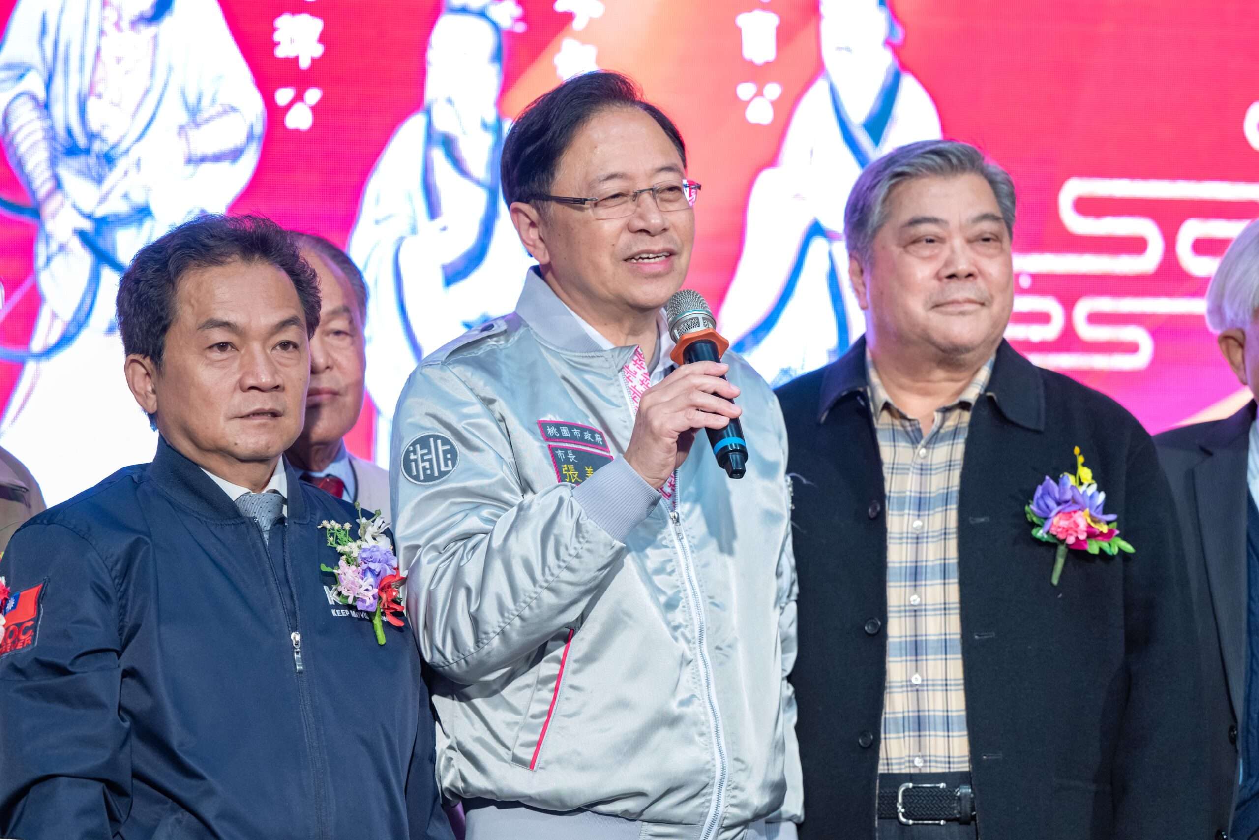 桃園張廖簡宗親總會理事長履新 張善政祝福邁向更高層次 20250206171916331 scaled