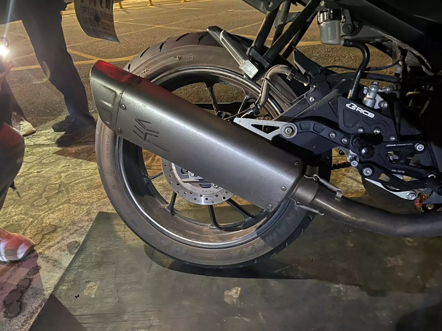 桃園環警監聯合稽查改裝噪音車 女騎士改管未登記挨罰 2078023 0