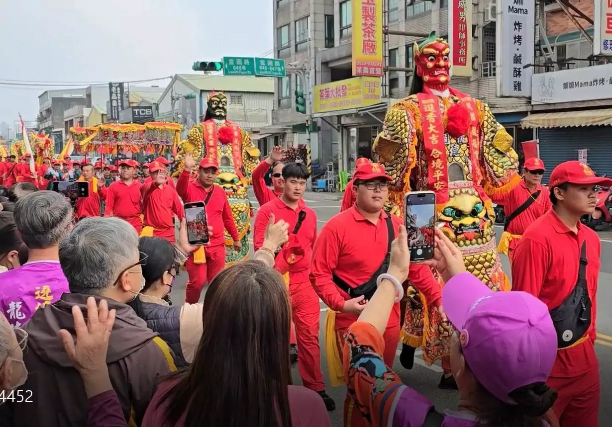 桃園龍德宮9天8夜徒步遶境3/1起馬 桃警籲用路人提前改道 桃園龍德宮9天8夜徒步遶境3/1起馬 桃警籲用路人提前改道