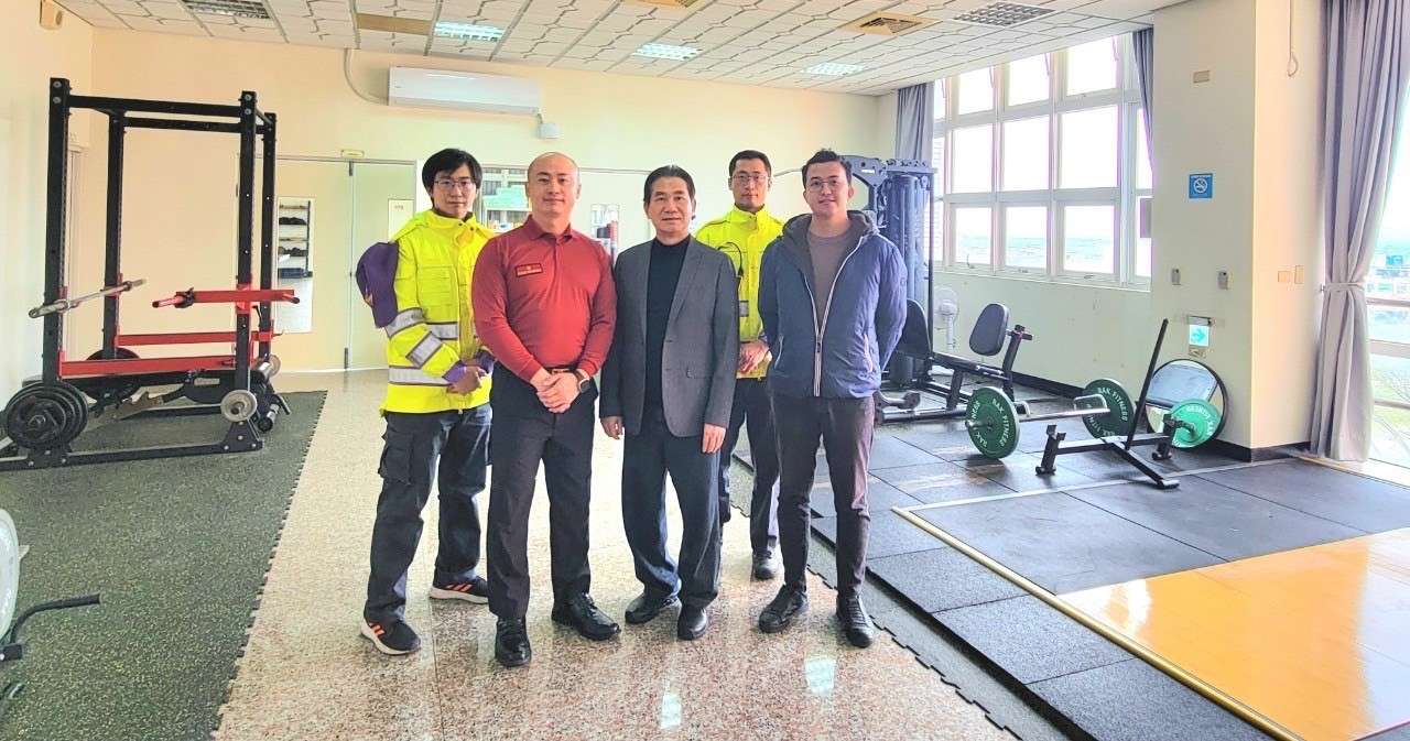 支持桃消富岡分隊體能訓練 企業捐多功能健身器材、高效冷氣系統 6kiis 1