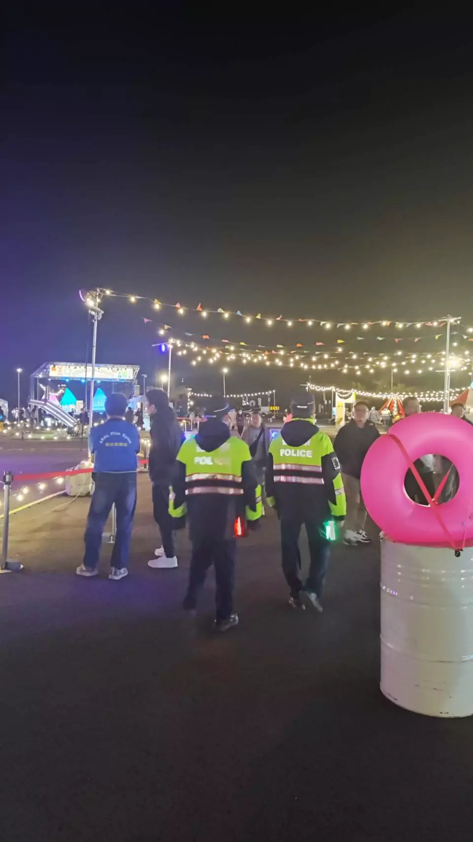 八德警支援燈會維安 警友辦事處致贈慰問金感謝辛勞 739526 0