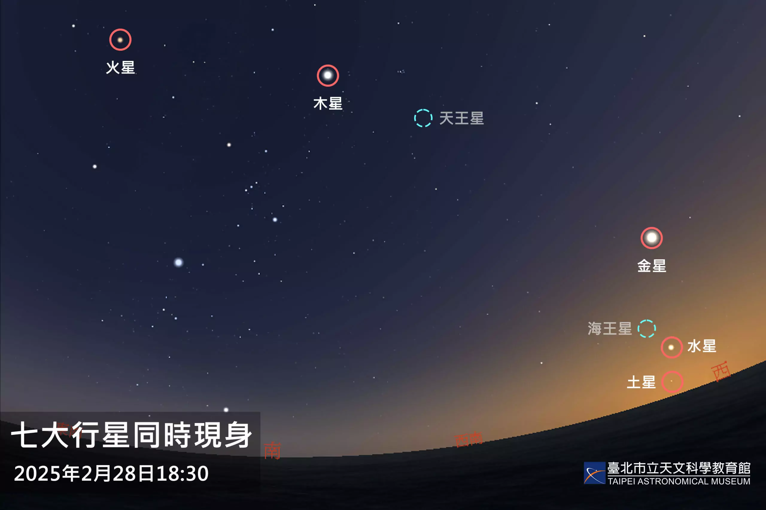就在今晚!天文奇景「七星連珠」登場 下次再等11年 就在今晚!天文奇景「七星連珠」登場 下次再等11年