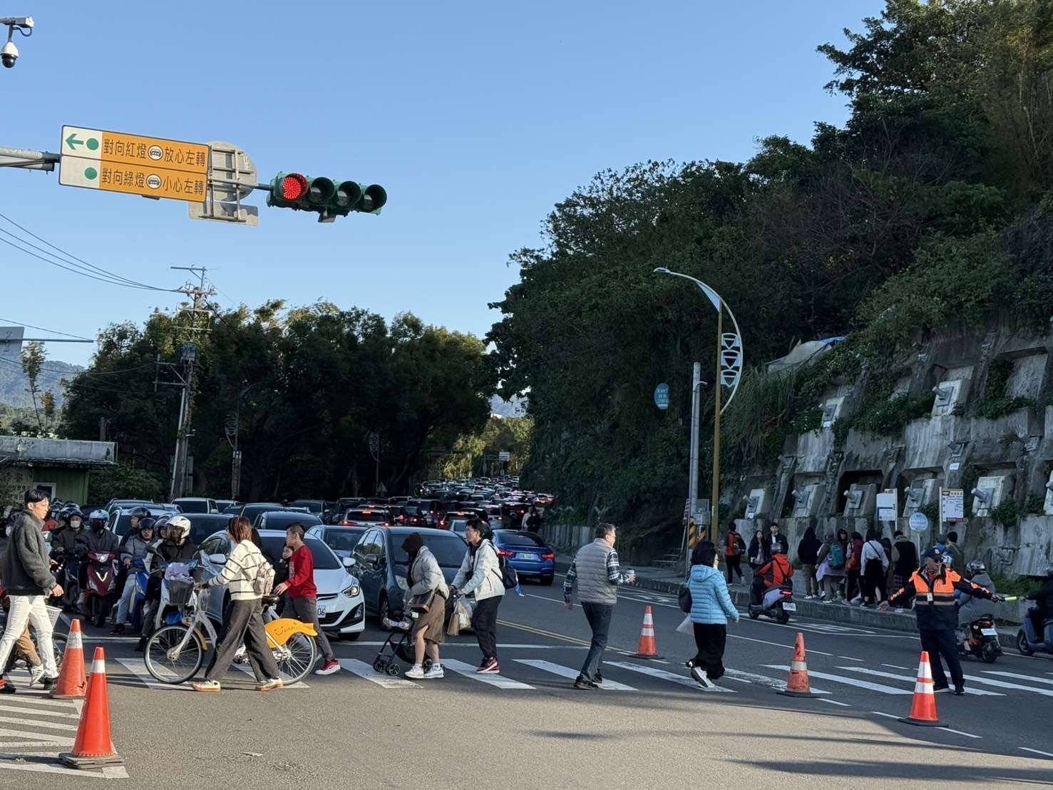 桃園交通局靠這招改善大溪塞車 春節連假平均行車速率提升10% IMG 5653 0