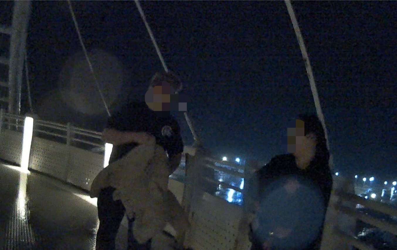 女吵架心情差漁港徘徊 楊梅警溫暖開導解心結 S 73121899 0