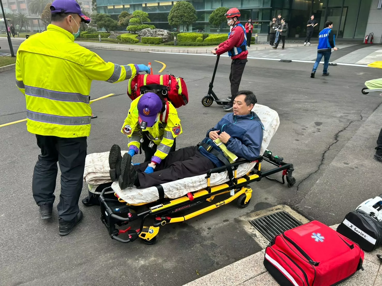 桃消內壢分隊前進台達電中壢五廠 火災演練過程逼真 faqdq54 1
