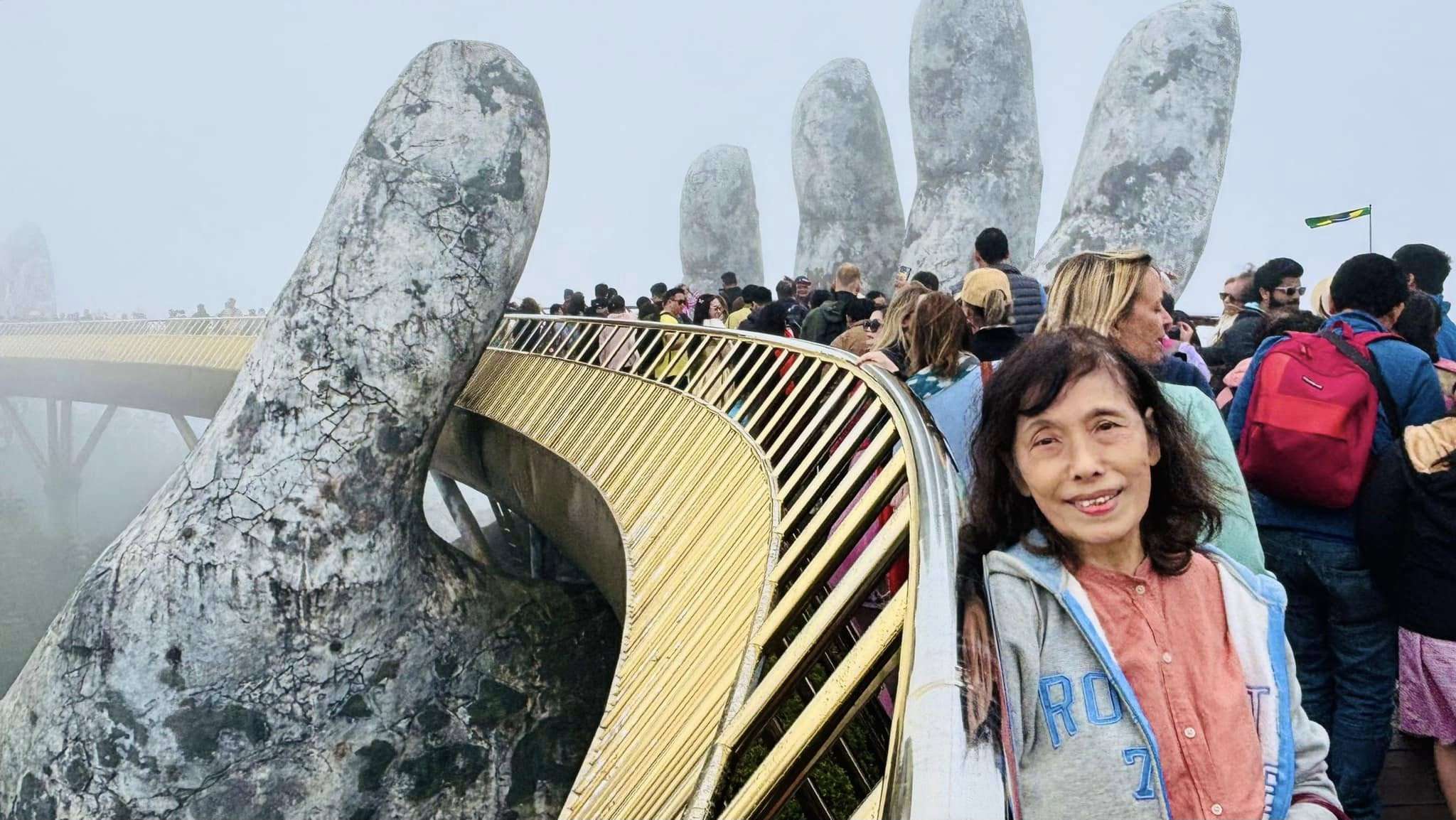 副刊/峴港仙境巴拿山 0319雲霧裡的佛手橋 0