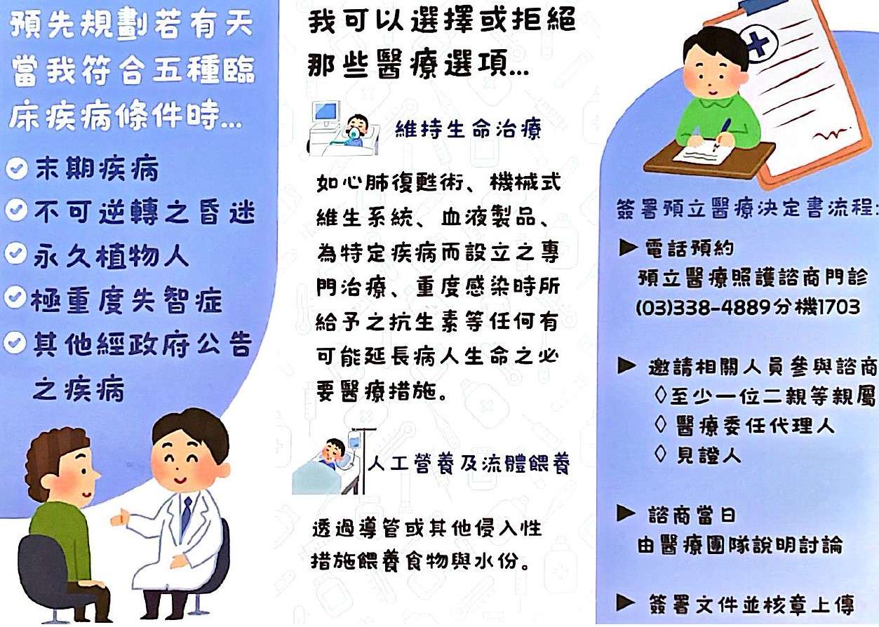 陪伴病患善終 北榮桃園分院設預立醫療諮商門診 11