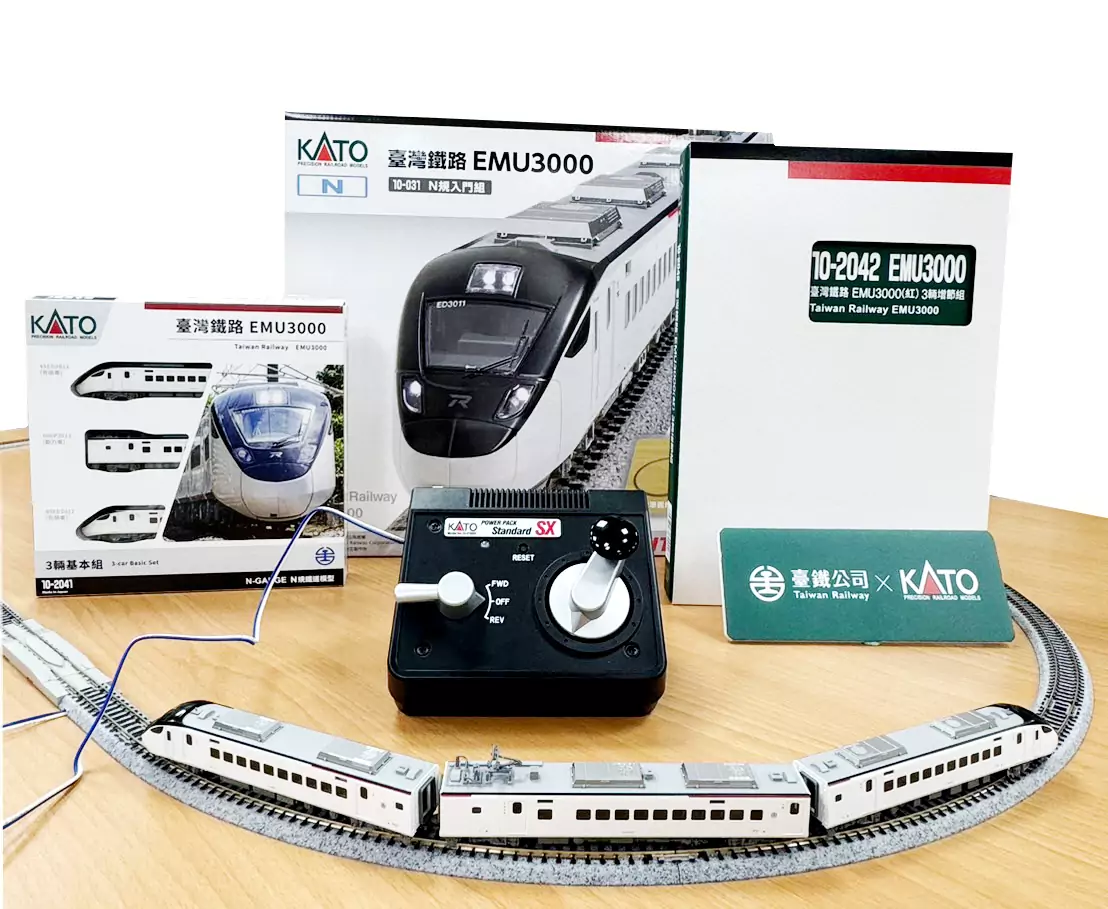 鐵道迷快搶!台鐵EMU3000型N規精密模型超夯 3輛組明起開放預購 132648768 2