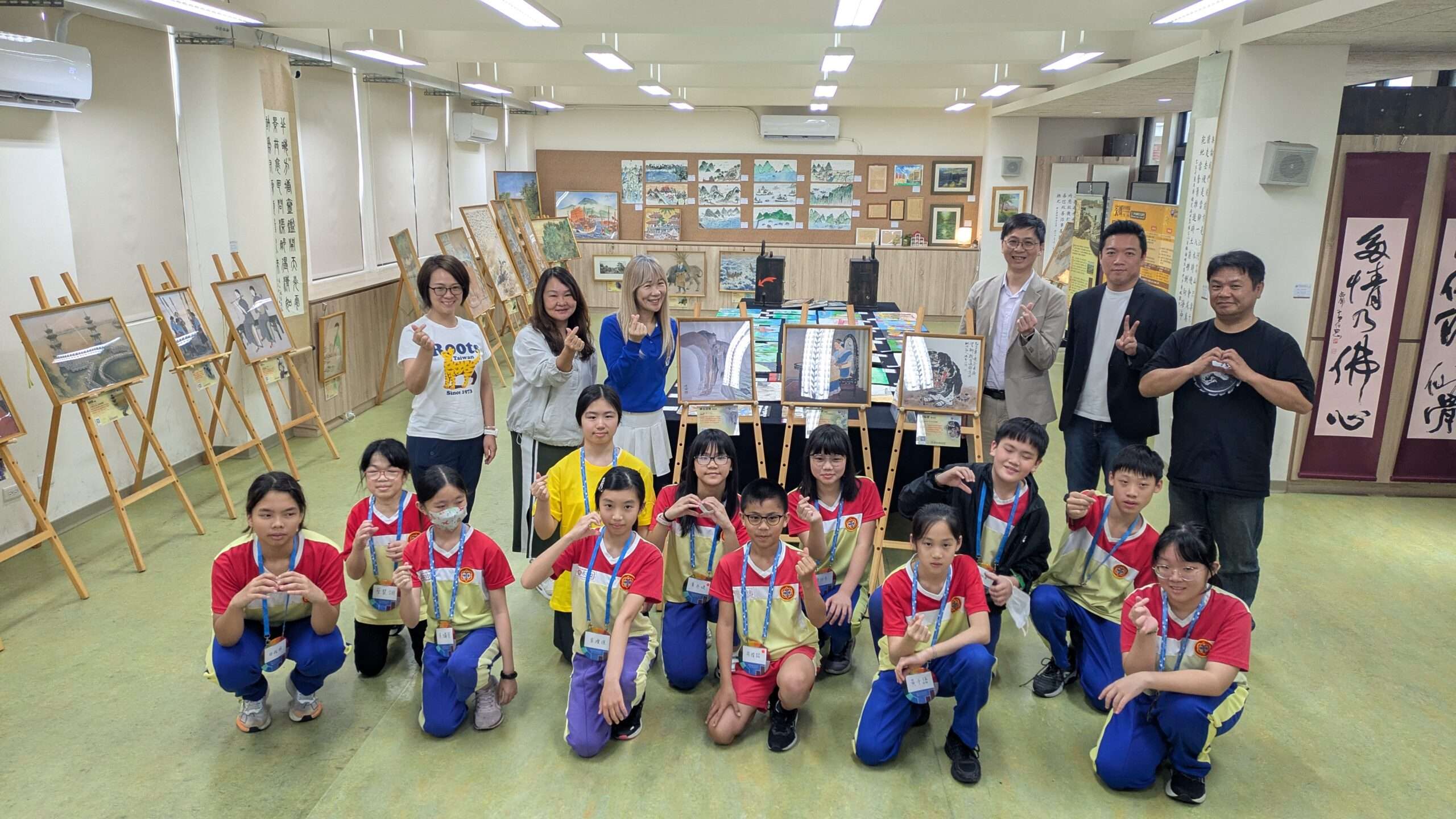 樂善國小舉辦建校55周年師生書畫展 拓展學生美感經驗 133781 0 scaled