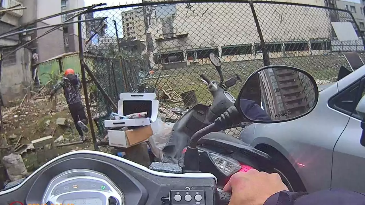 騎士拒檢違規逃逸 警方追4分鐘成功逮通緝犯 2098095 0