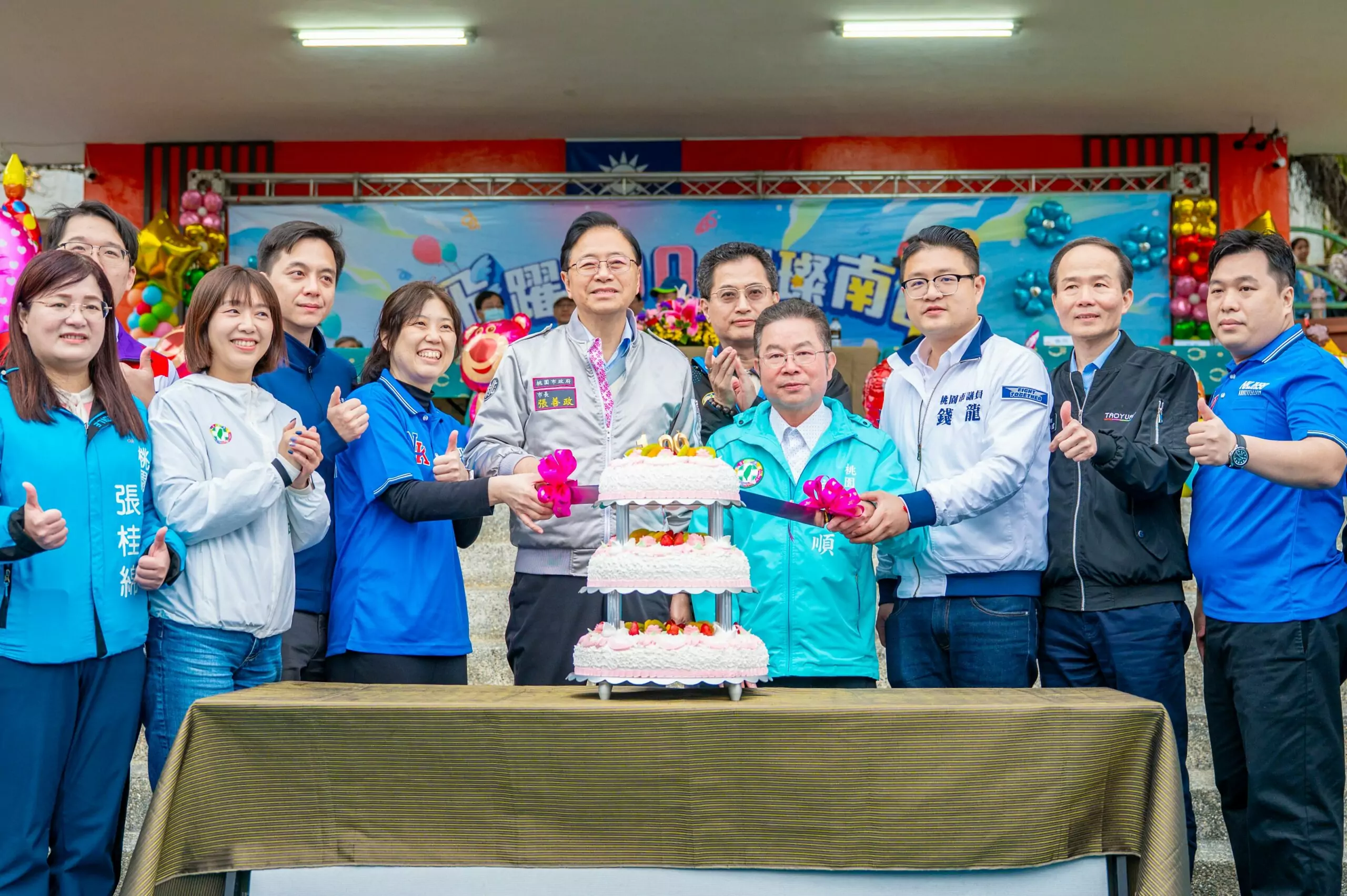 南崁國中創校百年迎操場翻新 張善政:提供更好的學習環境 南崁國中創校百年迎操場翻新 張善政:提供更好的學習環境