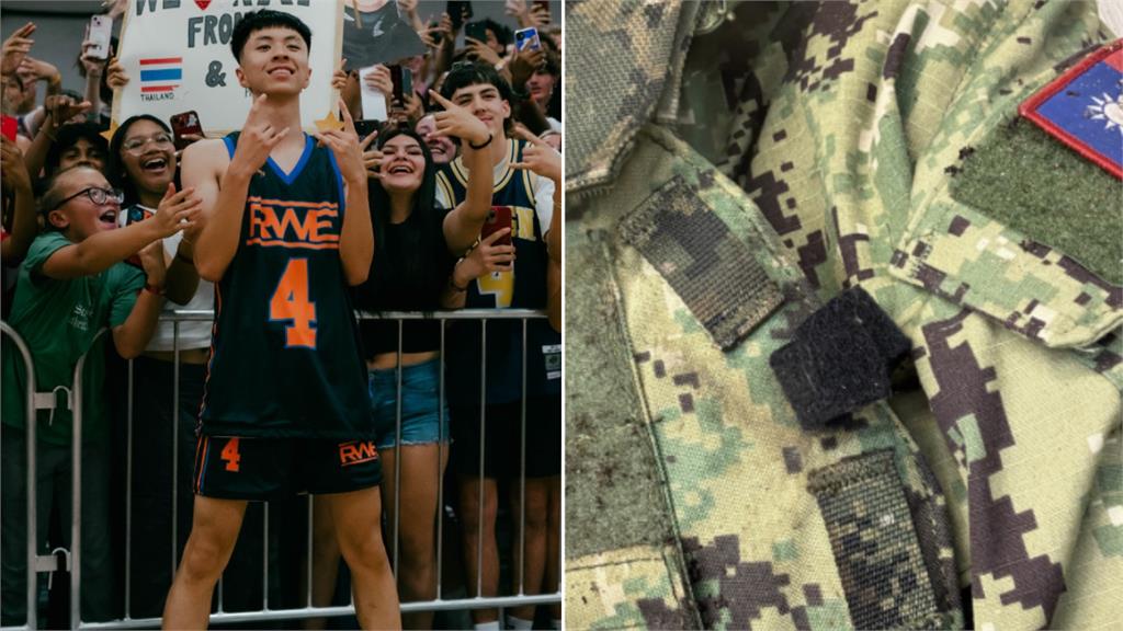 「台灣最強高中生」軍裝貼中華民國國旗 引國外網友熱議