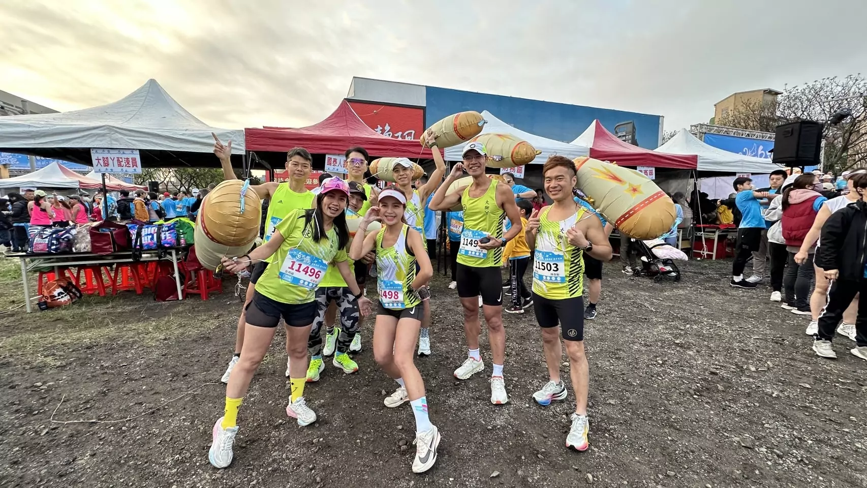 桃園首創追飛機路跑 5千跑者體驗競速快感 桃園首創追飛機路跑 5千跑者體驗競速快感