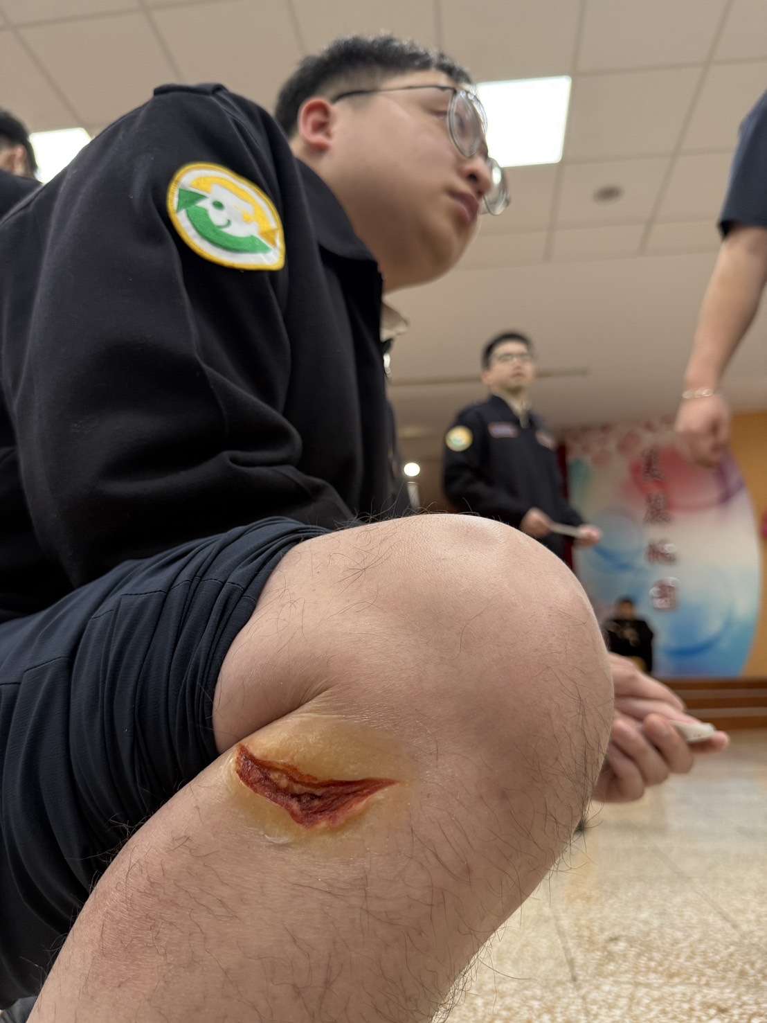 桃園首納這訓練強化役男救護技能 逼真創傷模型震撼學員 S 10412091 0
