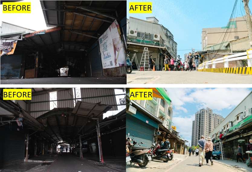 忠貞市場改造試營運  米干美食助攻促銷活動3/29起登場