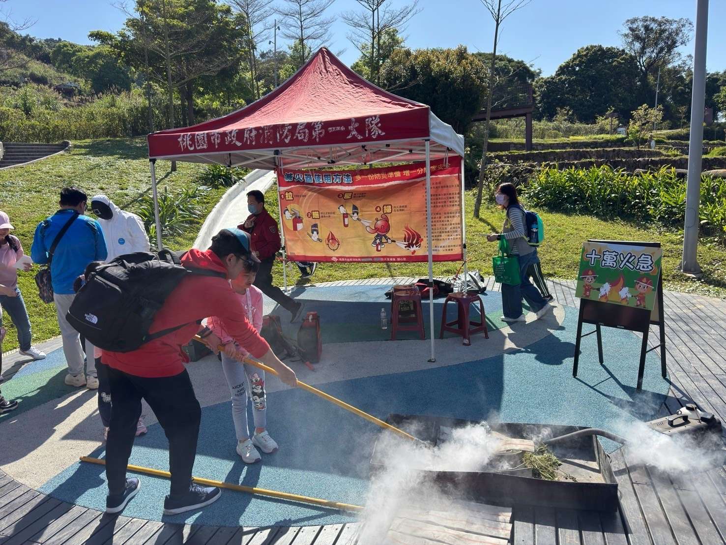 桃消大有分隊舉辦清明闖關活動 提升學童防災意識 S 29720632 0